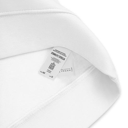 Unisex Sweatshirt - White (Horizontal Coffee)