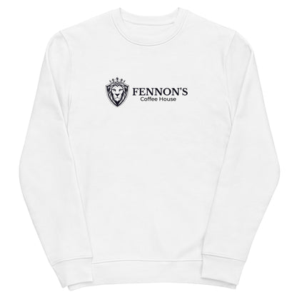 Unisex Sweatshirt - White (Horizontal Coffee)